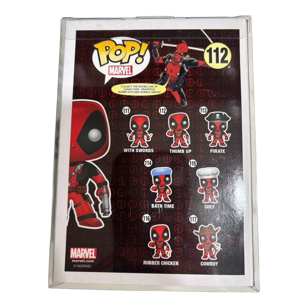 Funko POP! Marvel Deadpool Thumb Up #112 Vinyl‎ Bobble-Head Figure MIB